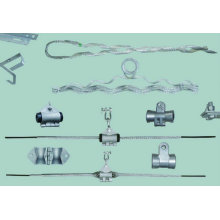 Single fulcrum Preformed suspension clamp for ADSS